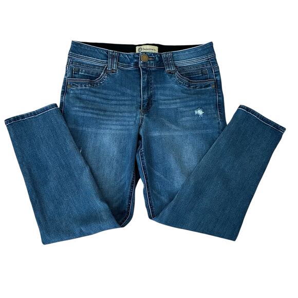 Democracy Ab Technology Women’s Intentionally Distressed Blue Jeans Size 12. - Picture 8 of 8